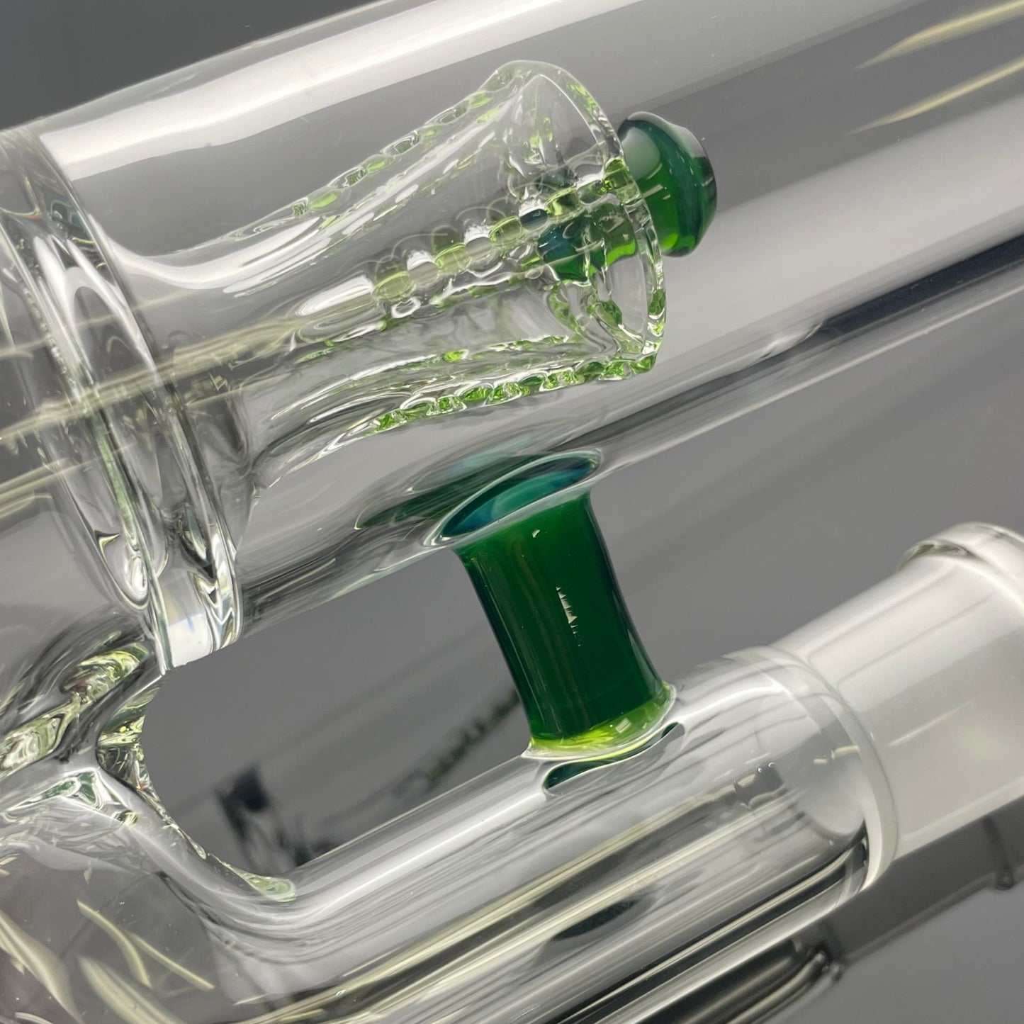 Jamms Straight Tube w/ Natty Nub Perc - Plantphibian Honeycomb