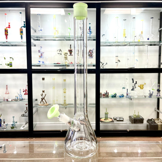 Philip Legge Collins Beaker - Clear w/ Coloured Mouth - Sprouts