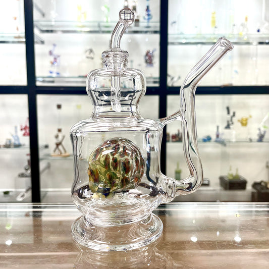 Dave Ro Dry Hash Kettle w/ Coloured Skull - #1