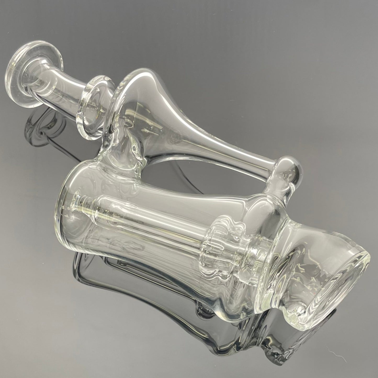 Green Belt Puffco Peak Recycler Top - Clear