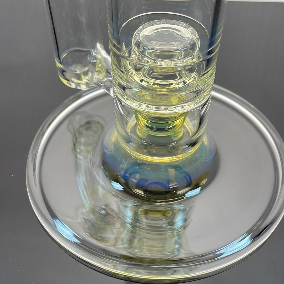 Jesse Who 44mm Fumed Gridcap Tube w/ Breakwater Function - Single Bore w/ Narrowed Midsection