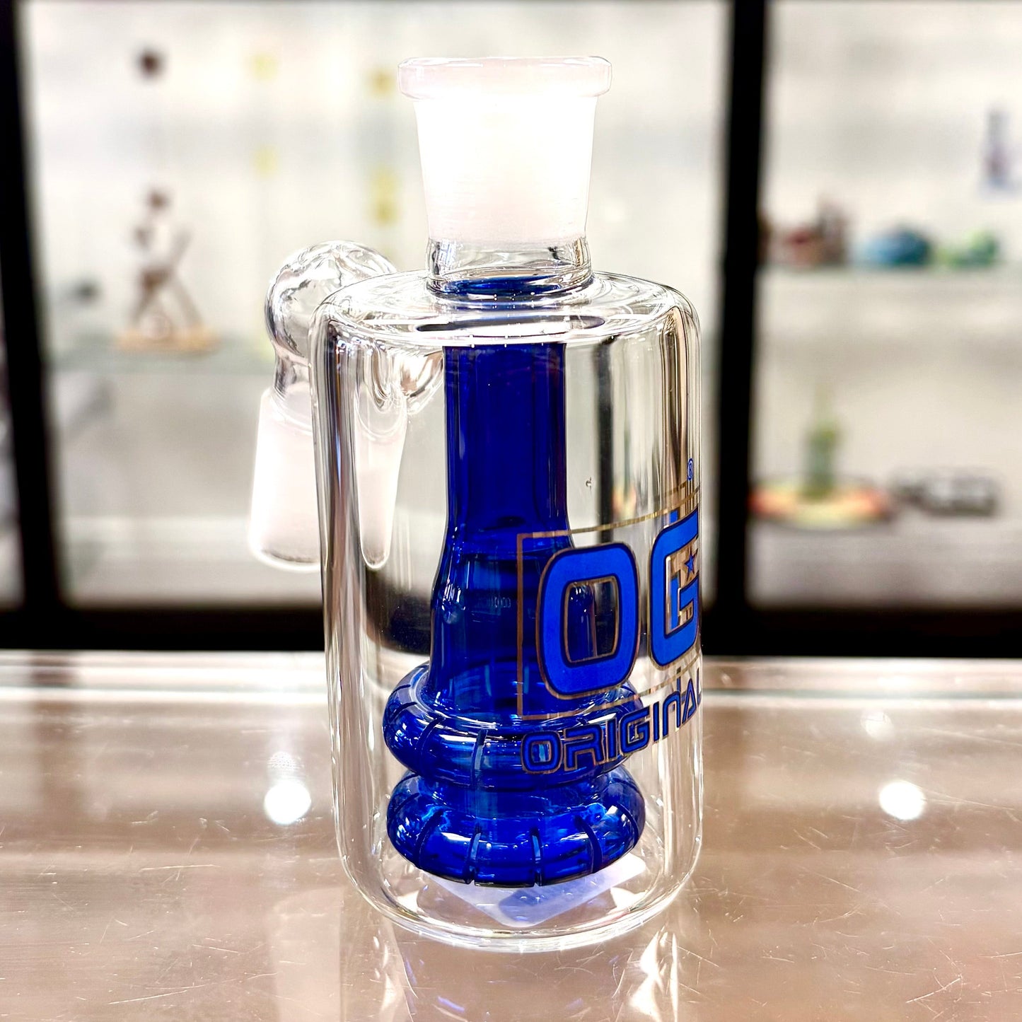 OG Original 18mm 45 Degree Ash Catcher w/ Double Ring Perc
