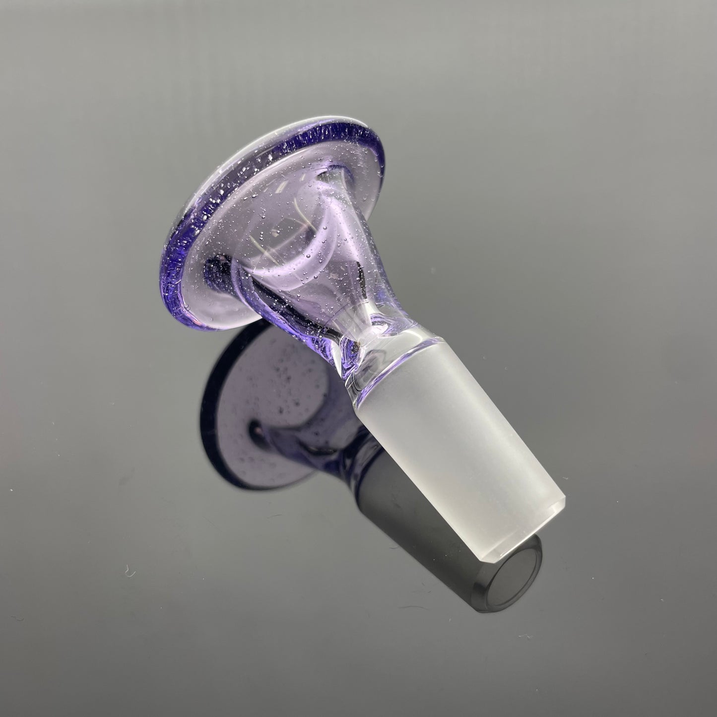 Philip Legge Medium Beaker w/ Colour Accents - Purple Lollipop