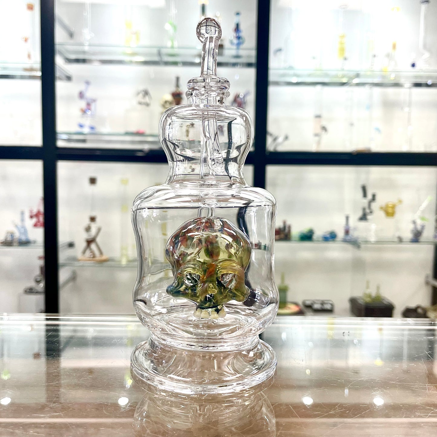 Dave Ro Dry Hash Kettle w/ Coloured Skull - #1