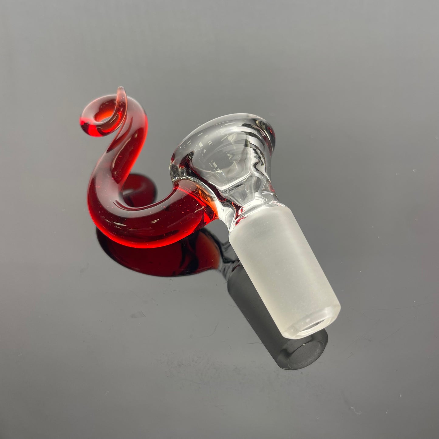 Discobox Clear Bowl w/ Horn 14mm 1 Hole