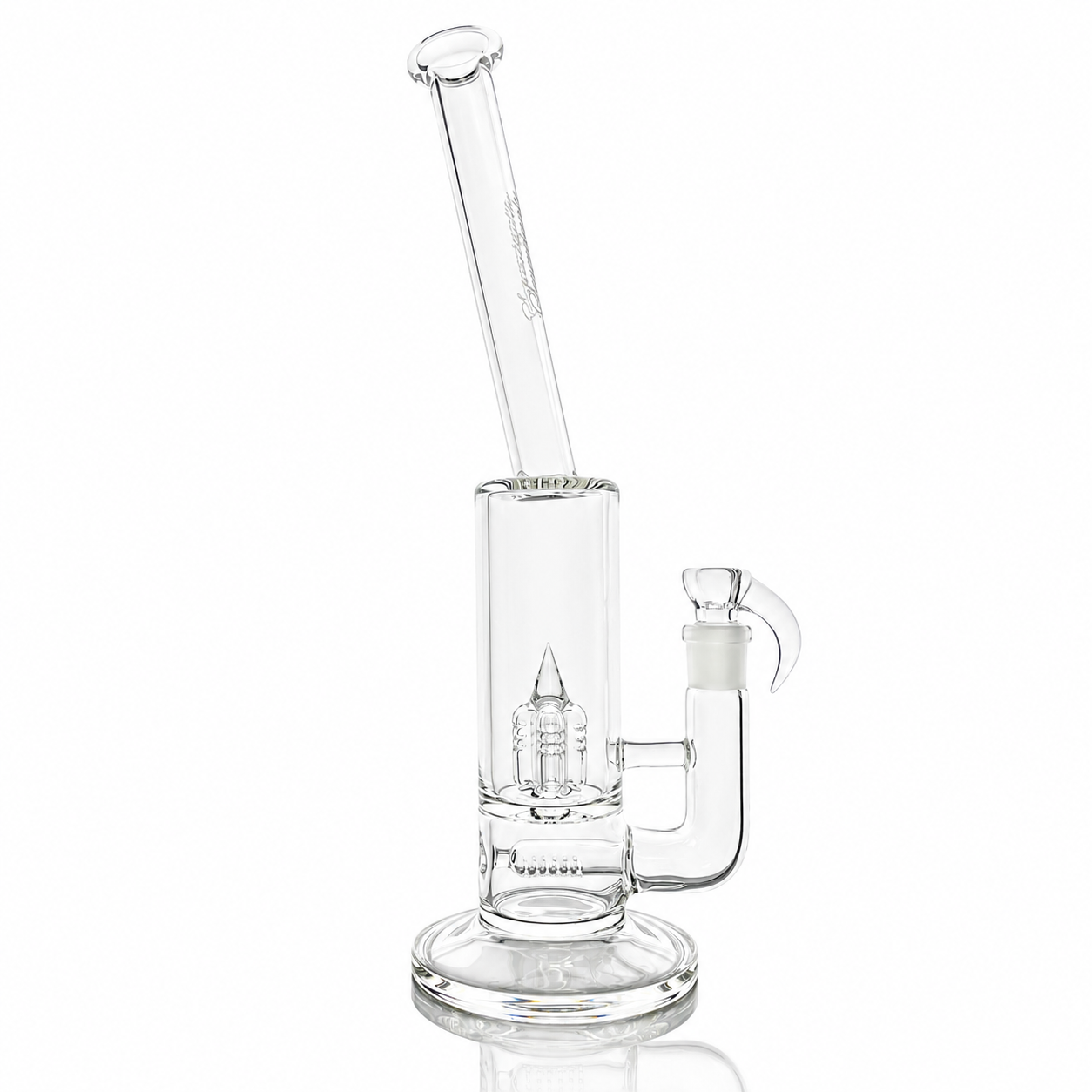 Sovereignty Mini60D Stemline 16mm 6 Cut DownGrid to Inverted 4 Bent Neck Clear Tube