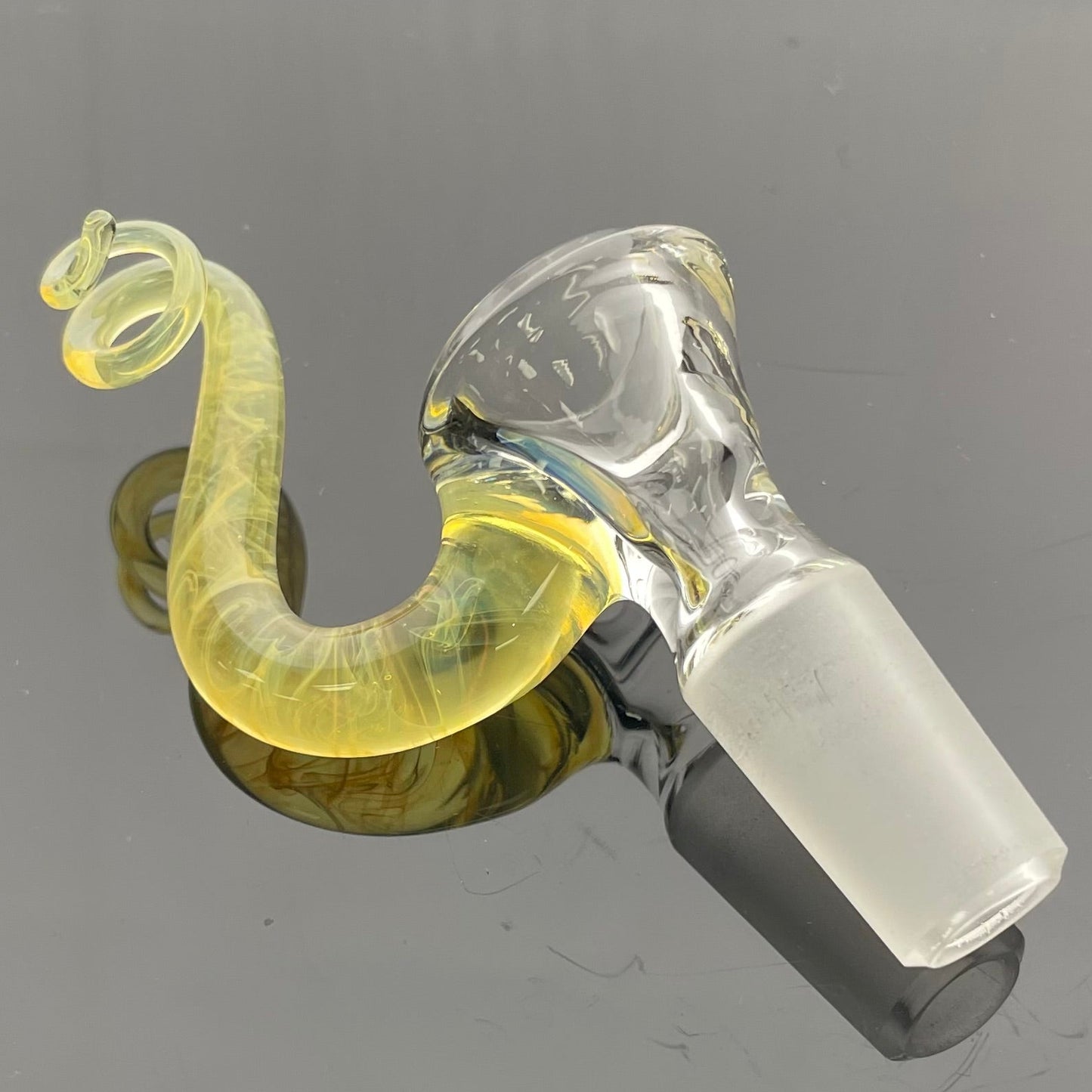 Discobox Clear Bowl w/ Horn 14mm 1 Hole
