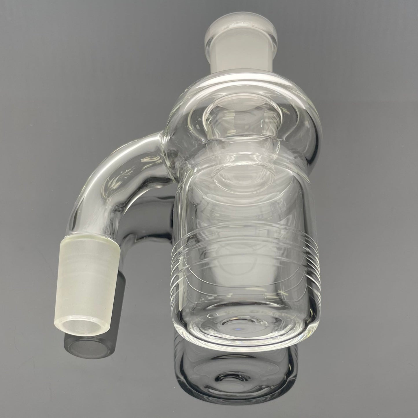 Mastah Glass 18mm/18mm 90 Degree Dry Ash Catcher w/ Factory Joint