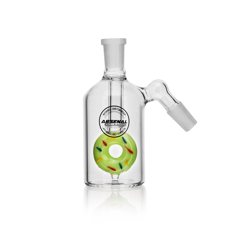 Arsenal 14mm 45 Degree Donut Perc Ash Catcher - Various Colours