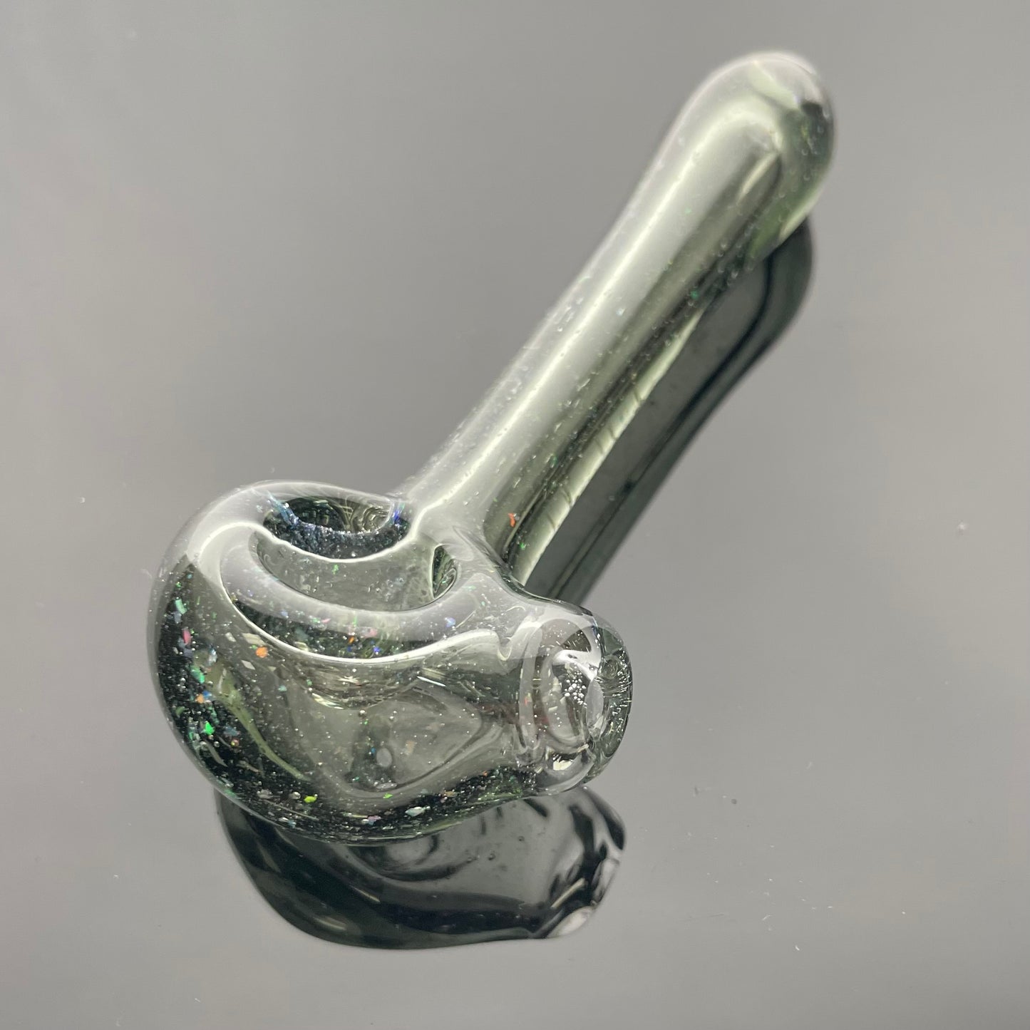 Shine Glass 4" Crushed Opal Hand Pipe