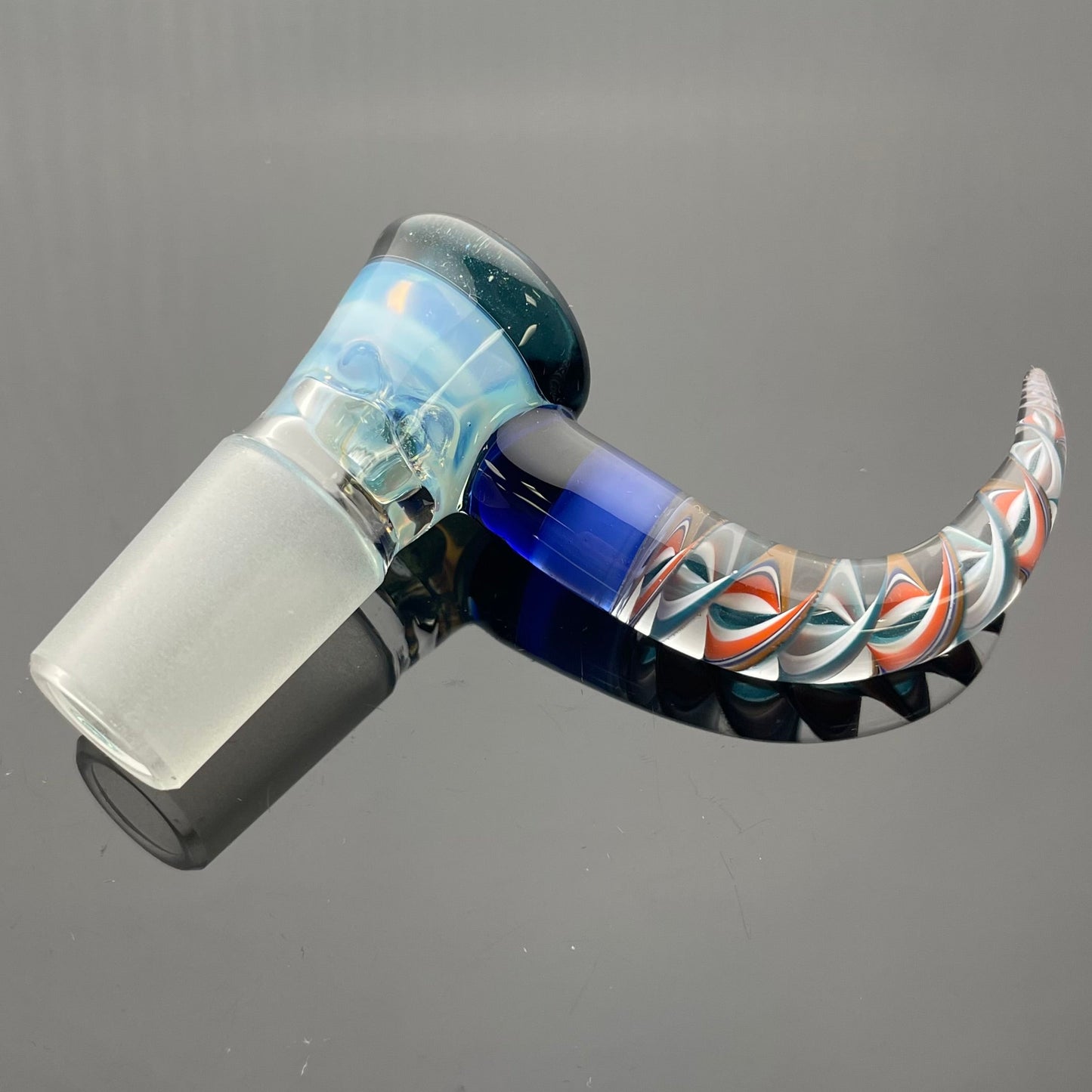 Mooks Glass 18mm 4 Hole Worked Bowl - #6