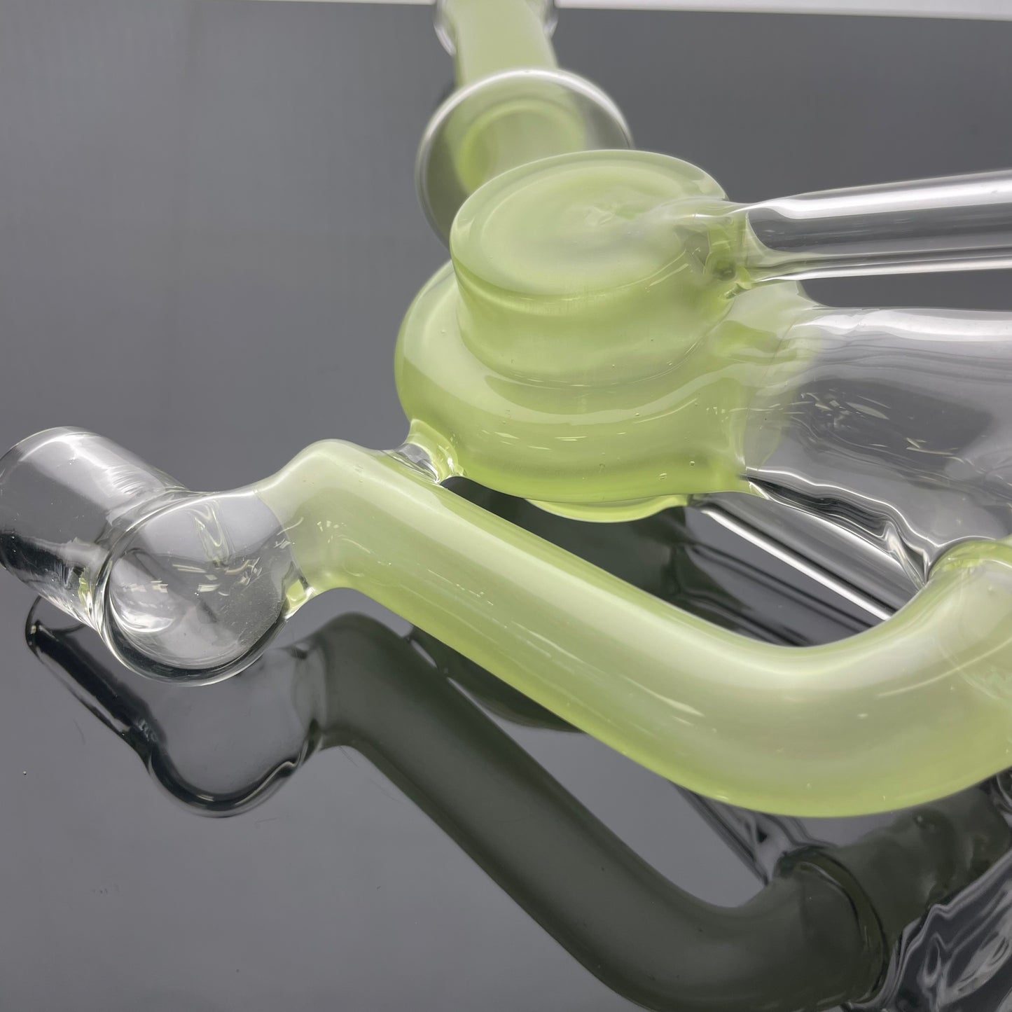 Eka Glass Lil' Dipper Rig - Ghosted Slyme