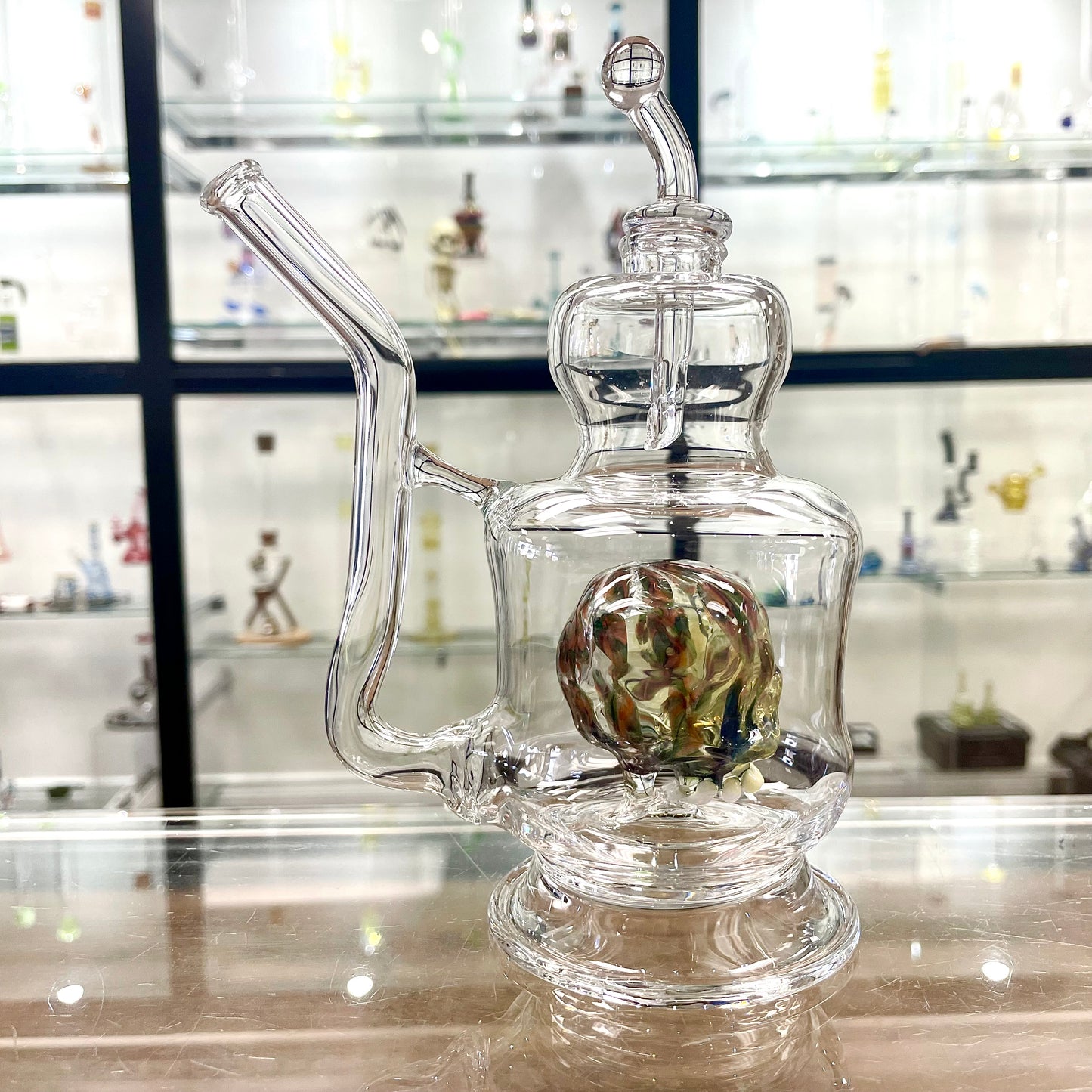 Dave Ro Dry Hash Kettle w/ Coloured Skull - #1