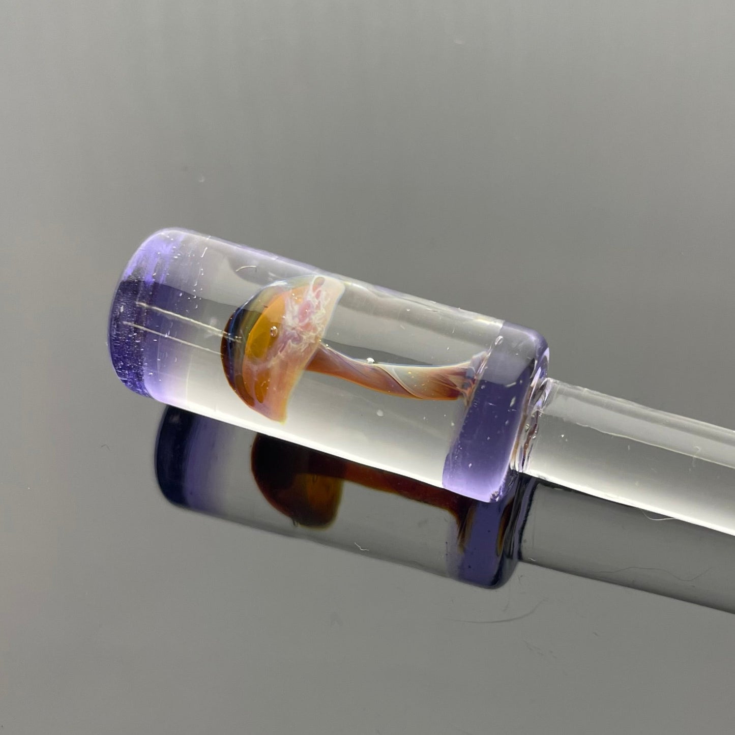 Discobox Glass Scoop Dabber w/ Mushroom