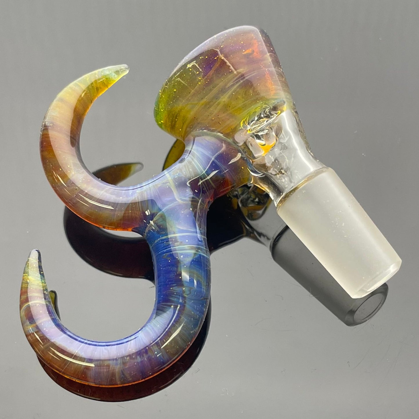 Gump Glass Bowl 2 Horn 14mm 3 Hole