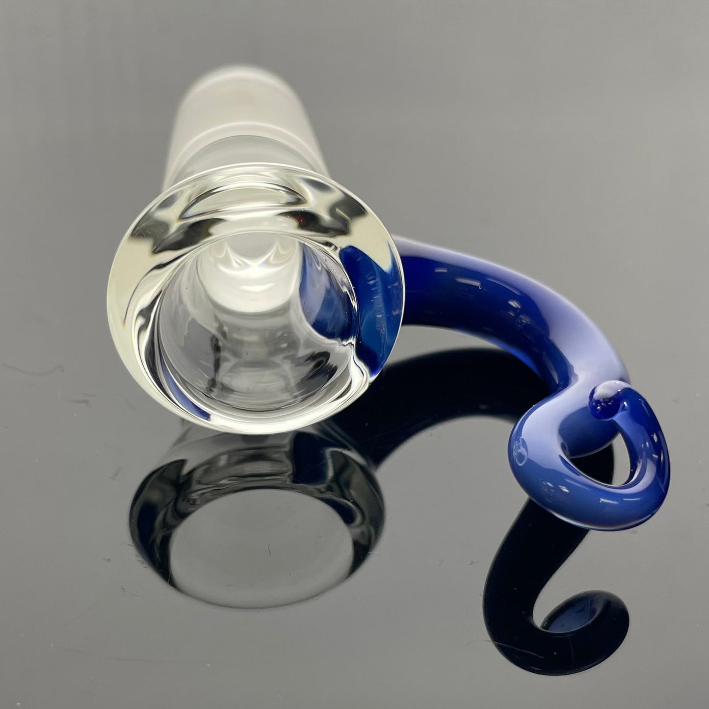 Discobox Clear Bowl w/ Horn 18mm 1 Hole