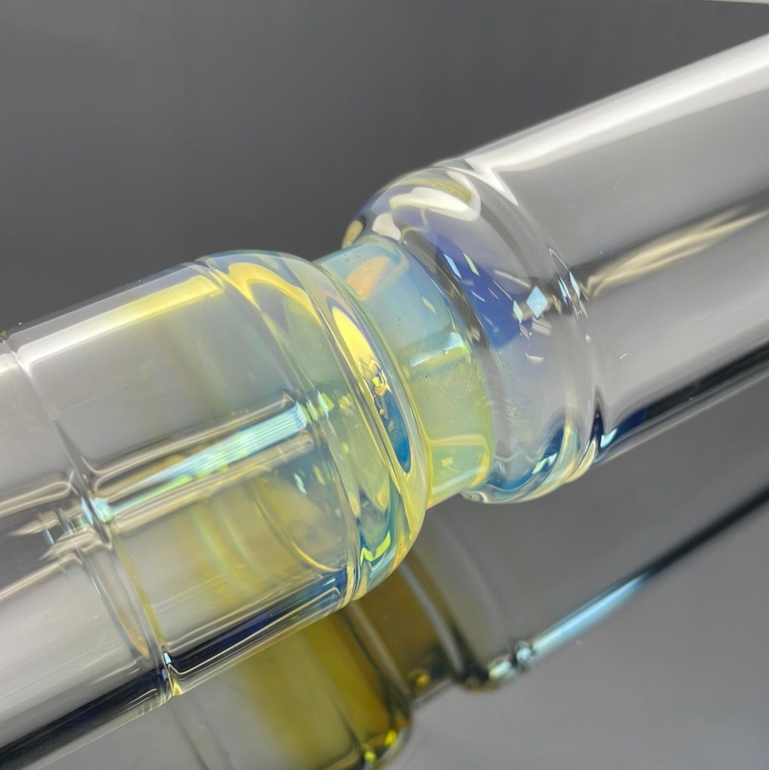 Jesse Who 44mm Fumed Gridcap Tube w/ Breakwater Function - Single Bore w/ Narrowed Midsection