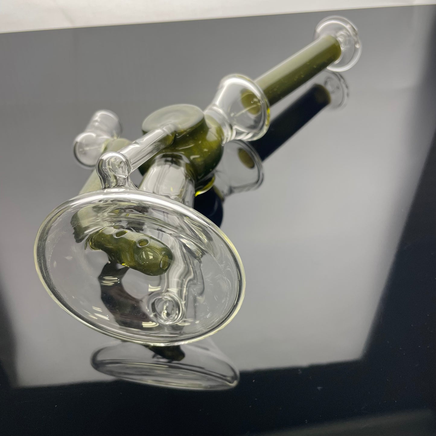 Eka Glass Lil' Dipper Rig - Bio Diesel Sparkle