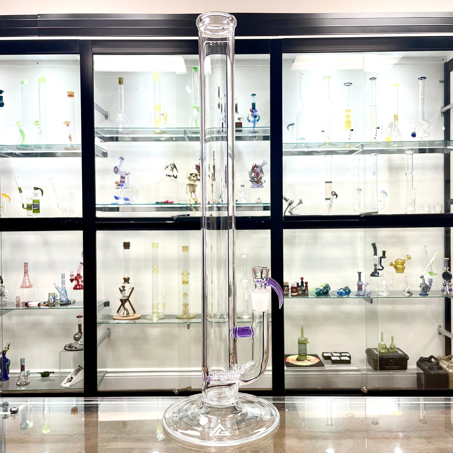 Gore Glass 44mm Partial Colour Accented Dual Stem