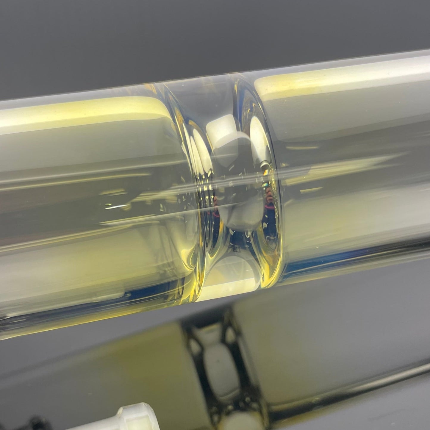 Jamms Straight Tube w/ 360° Pillar Perc - Clear w/ Fuming