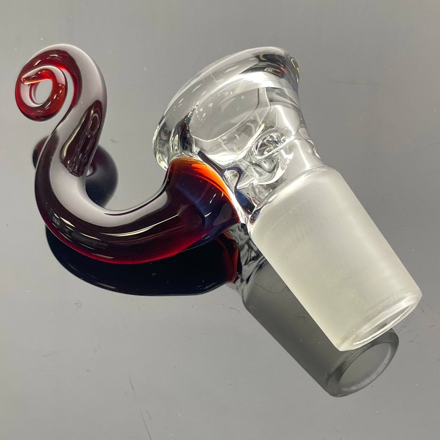 Discobox Clear Bowl w/ Horn 18mm 4 Hole