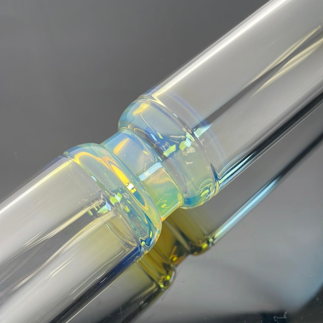 Jesse Who 44mm Fumed Gridcap Tube w/ Breakwater Function - Single Bore w/ Narrowed Midsection