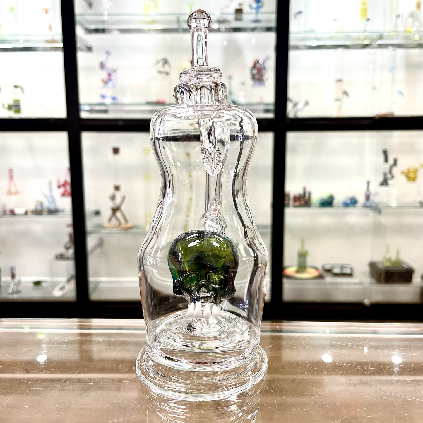 Dave Ro Dry Hash Kettle w/ Coloured Skull - #3