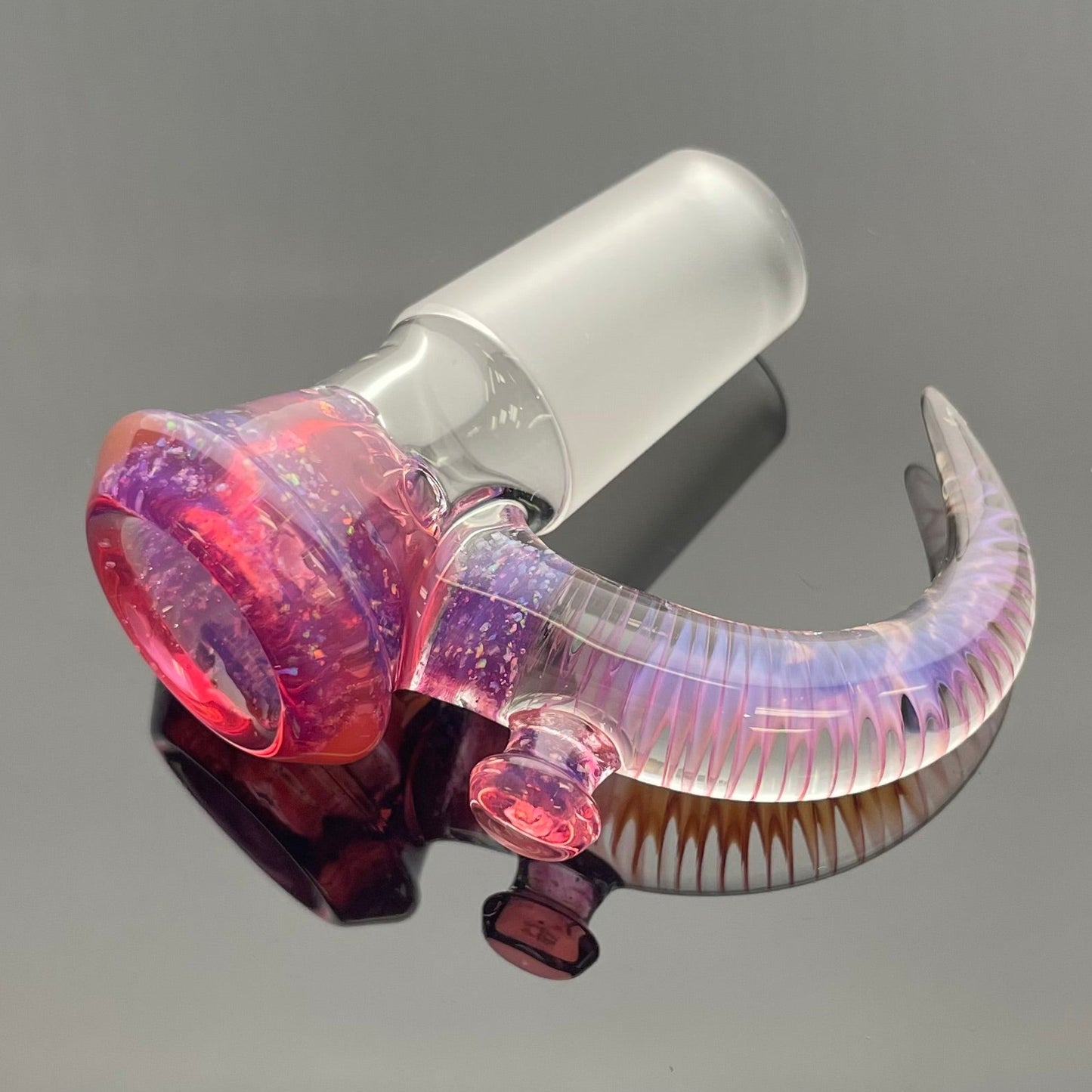 Jamms 2 Tone Crushed Opal Encalmo Bowl w/ Cane 18mm 4 Hole