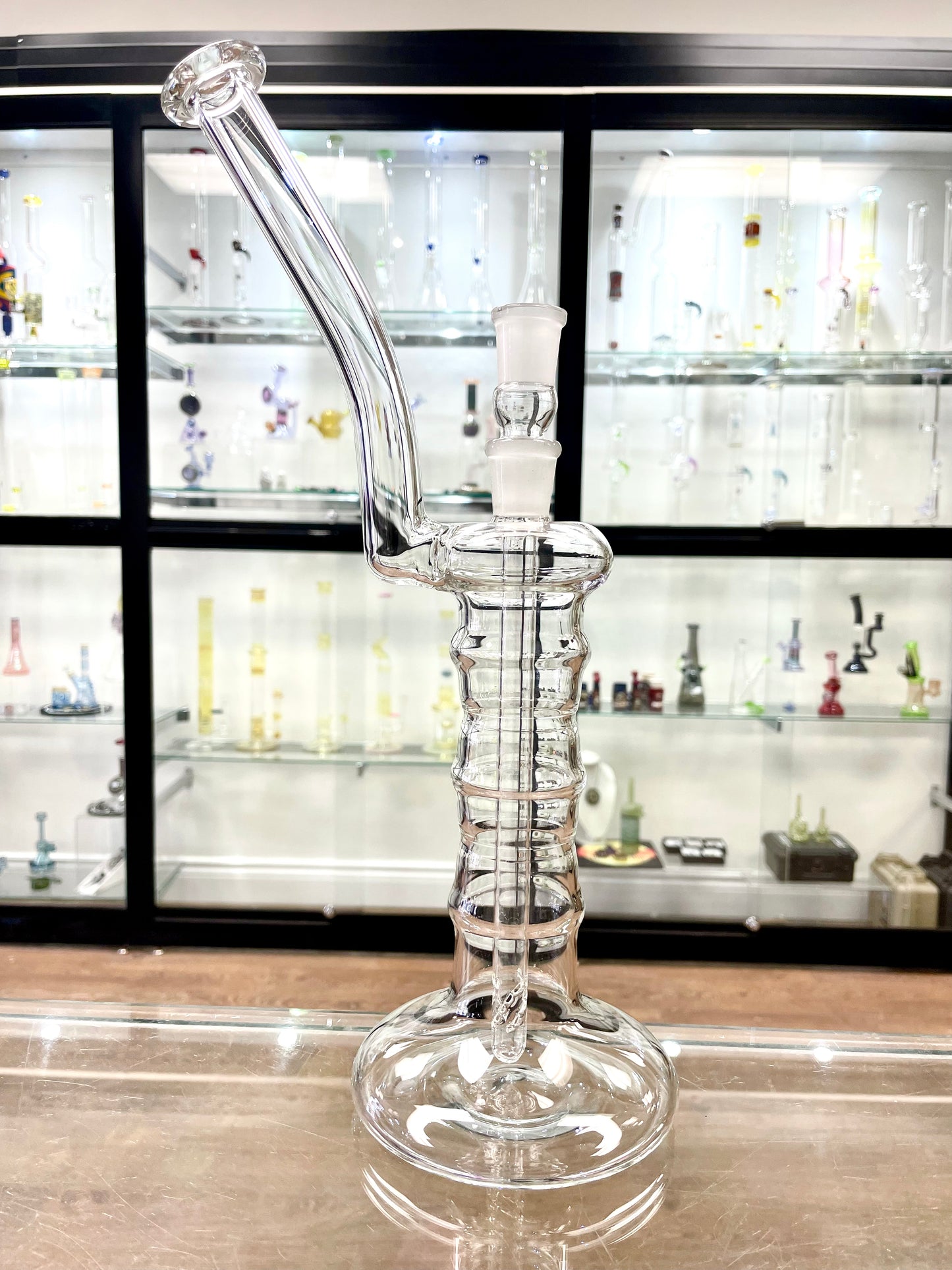 Mastah Glass Clear 18mm Bubbler w/ Removable Stem