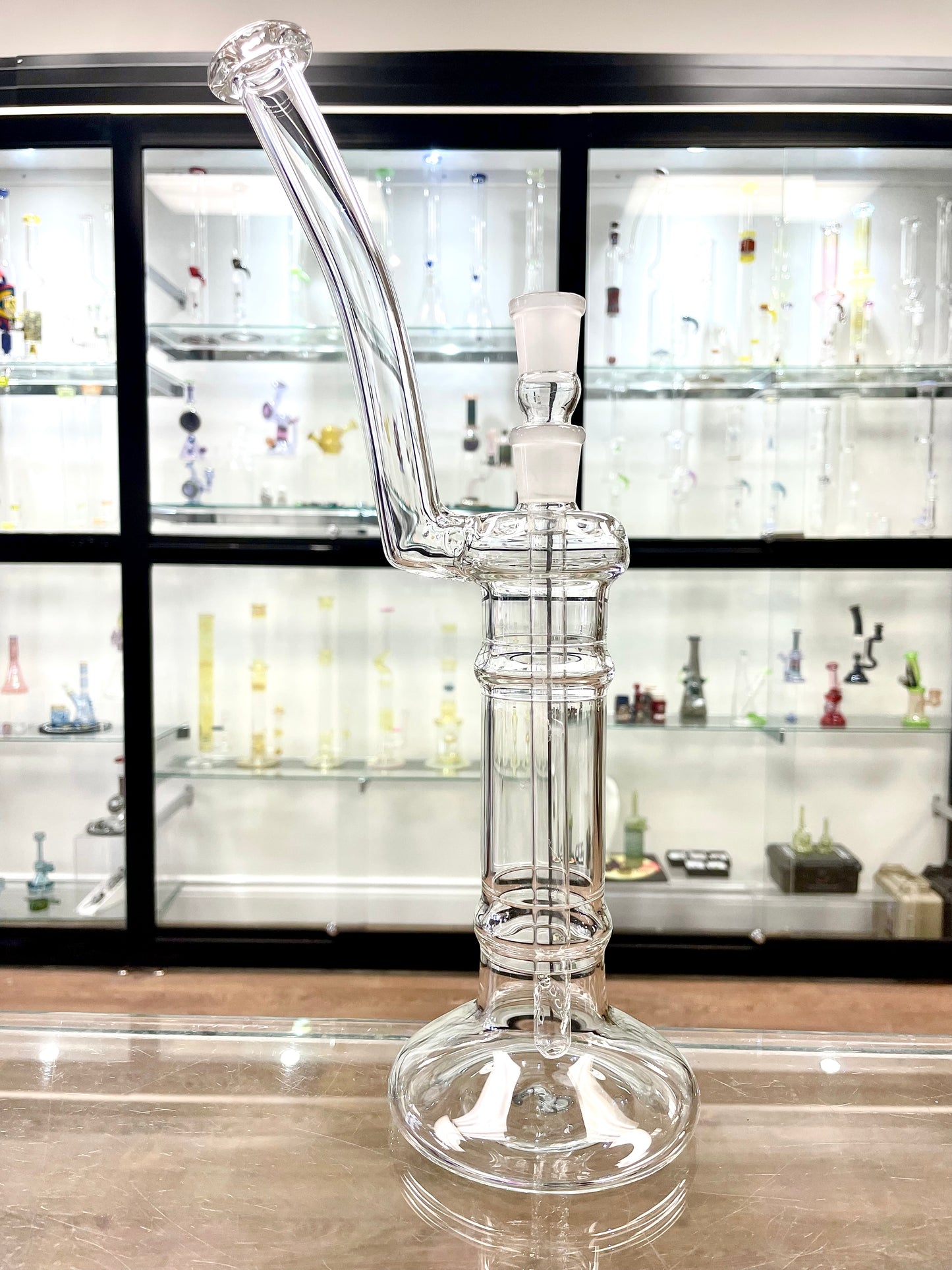 Mastah Glass Clear 18mm Bubbler w/ Removable Stem