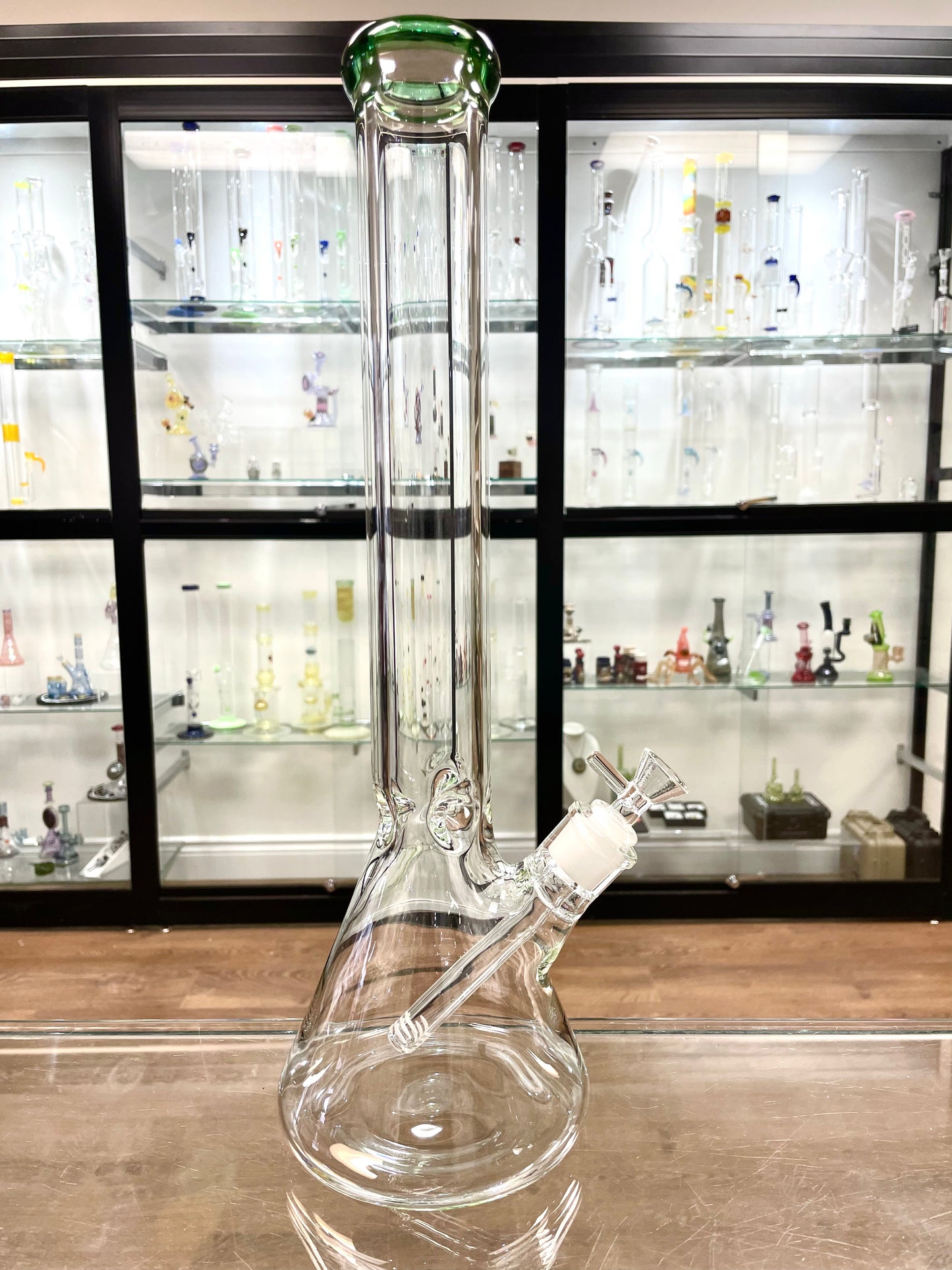 Classic 18" 7mm No Logo Beaker w/ Colour Accents