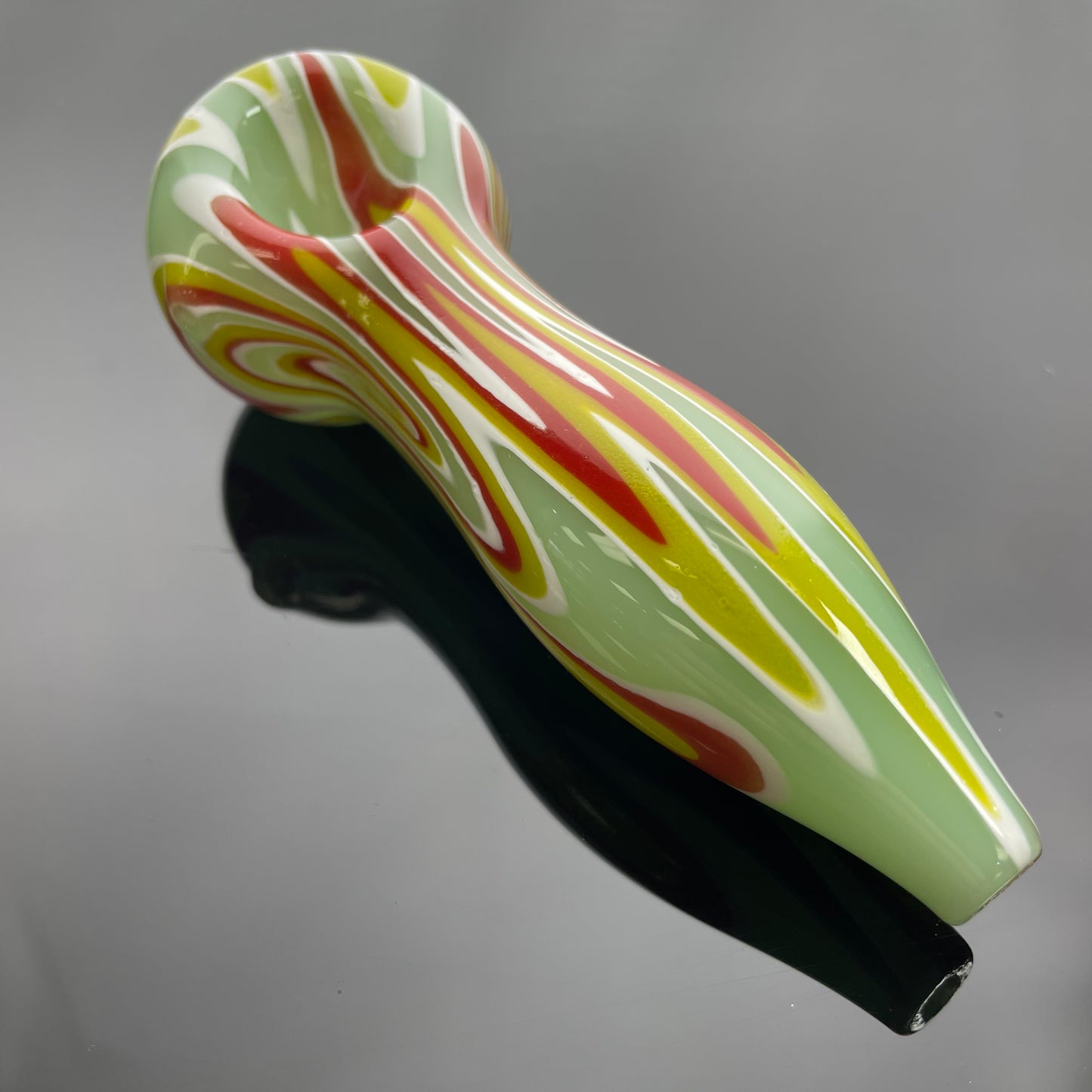Unbranded 5" Eternal Flame Glass Hand Pipe - Various Colours
