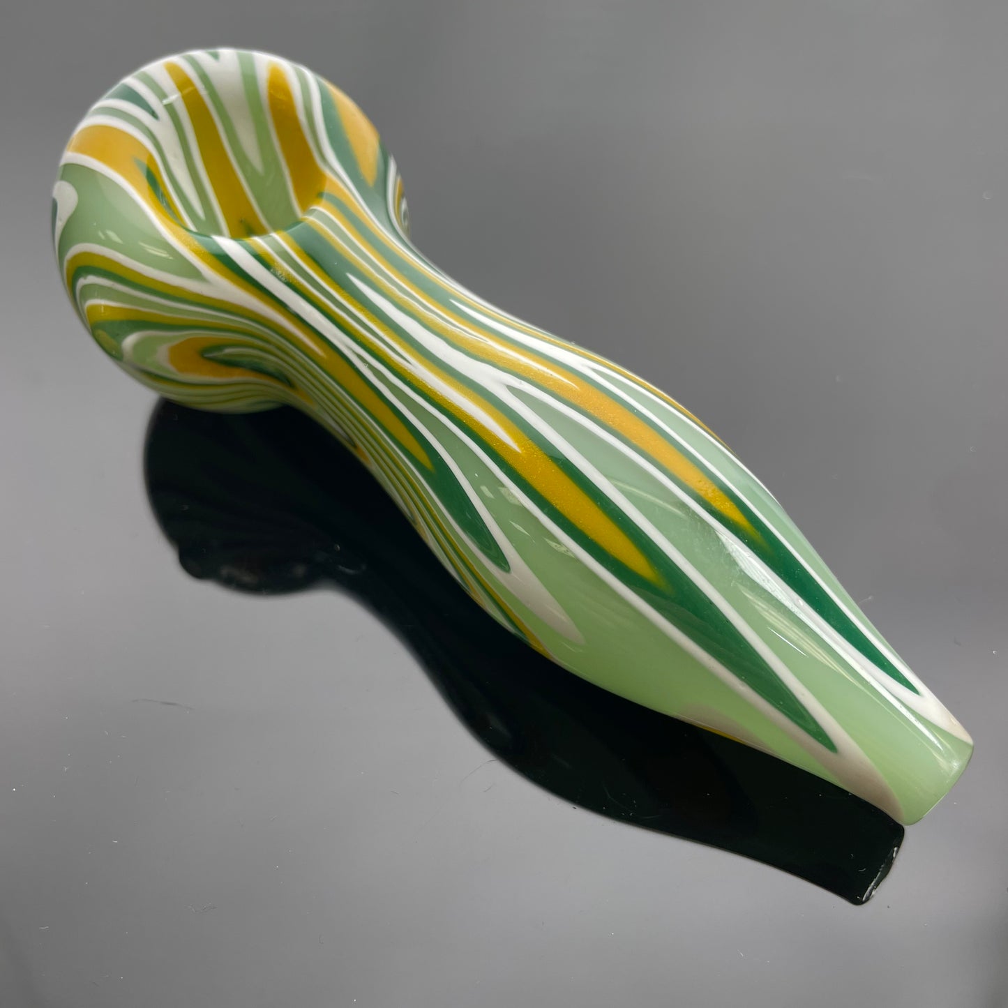 Unbranded 5" Eternal Flame Glass Hand Pipe - Various Colours