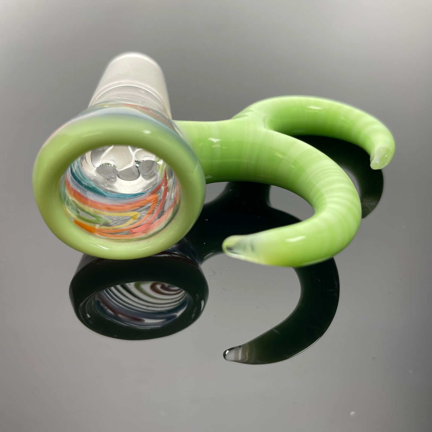 Gump Glass Bowl 1/1 2 Horn 18mm 4 Hole - #42