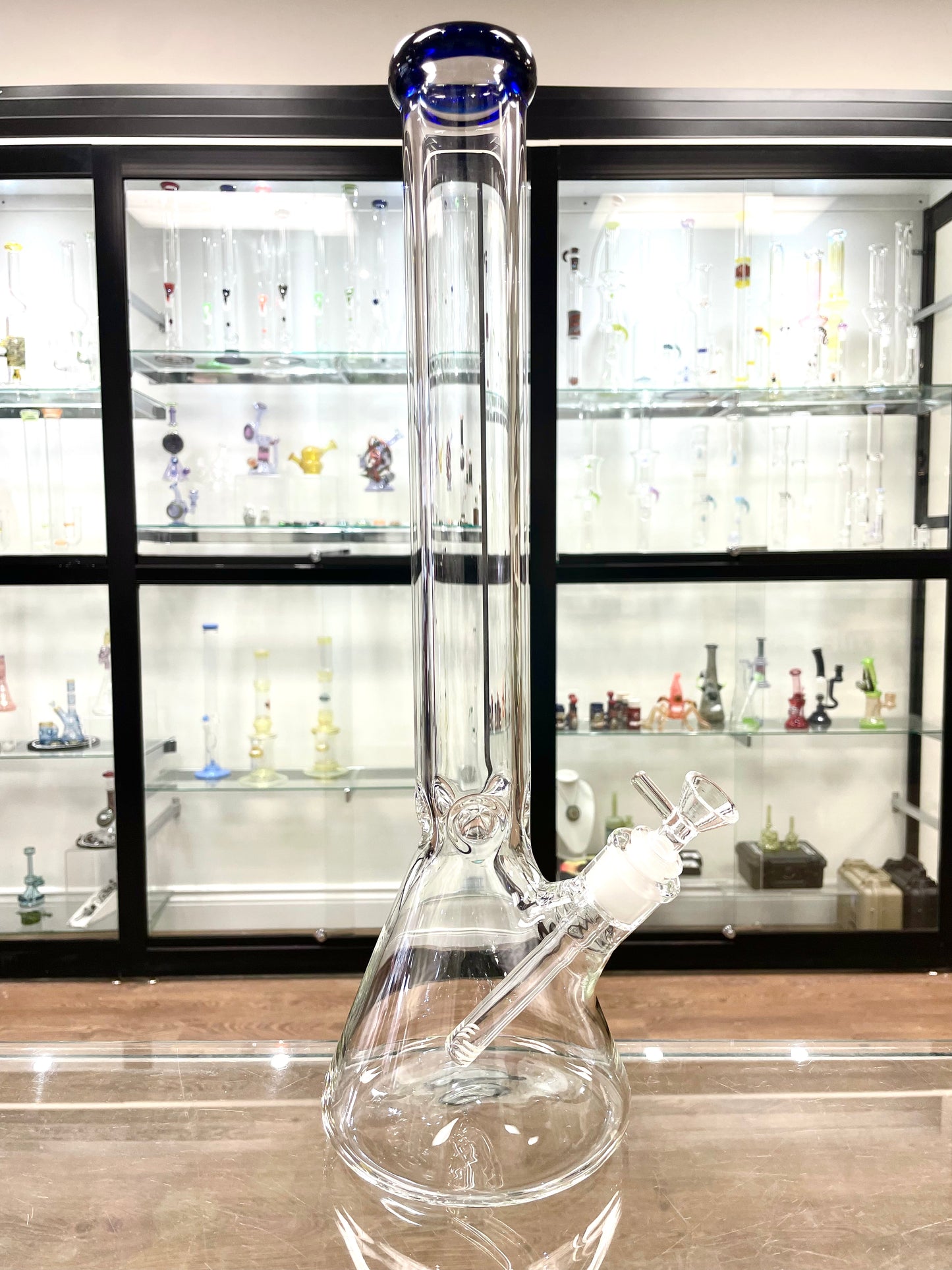 Classic 18" 7mm No Logo Beaker w/ Colour Accents