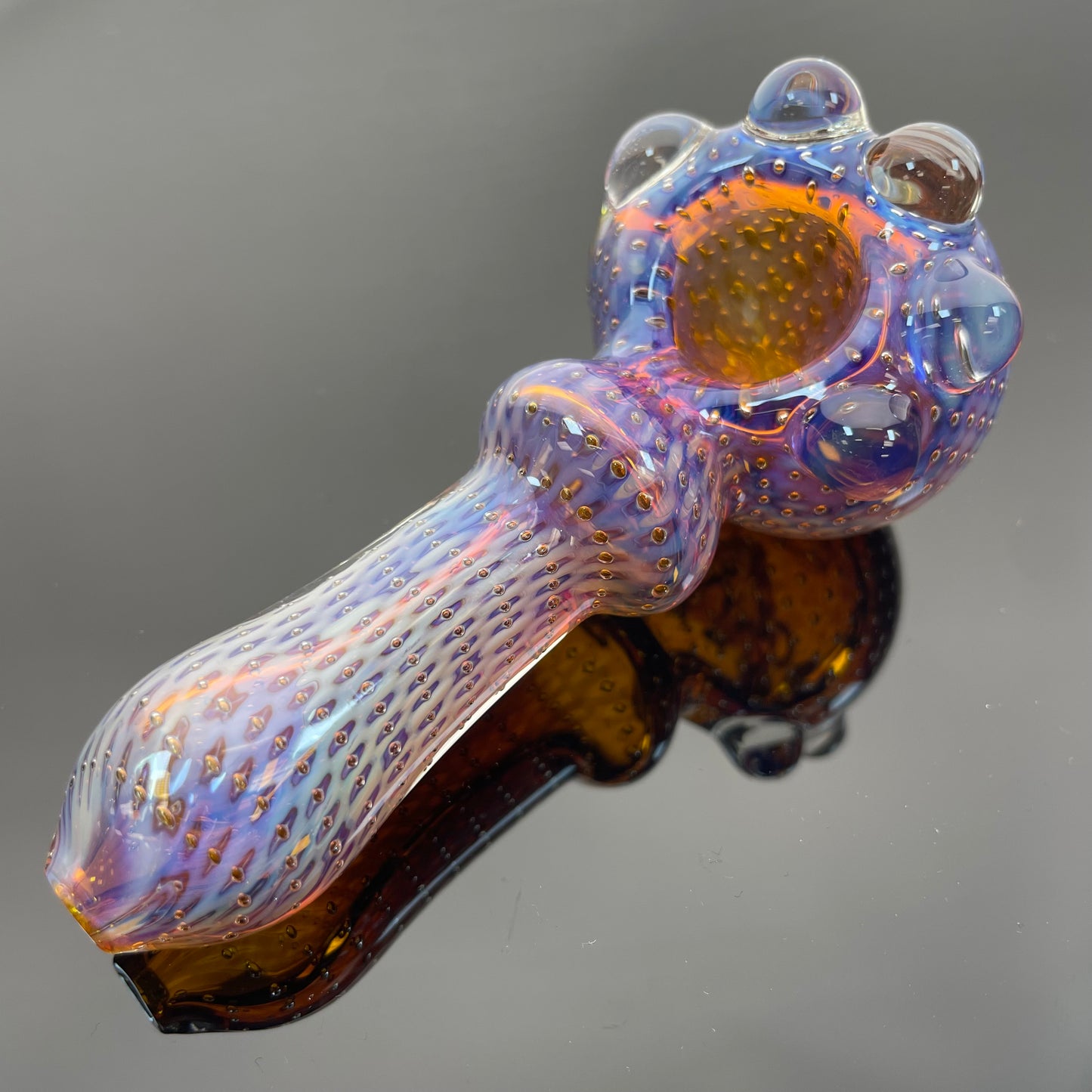 Pulsar Matrix Portal 4" Bubbles Spoon Glass Hand Pipe