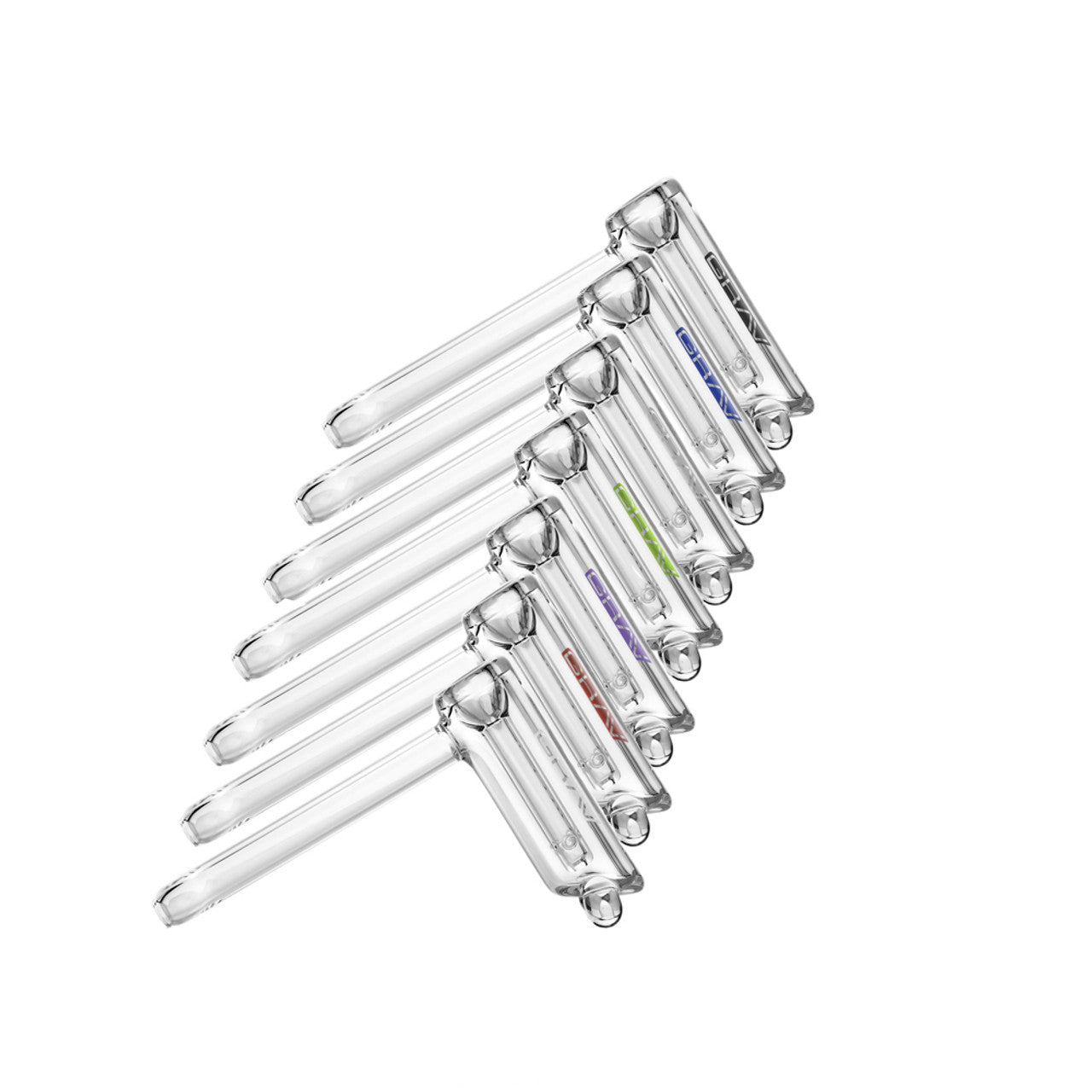 Grav Labs Clear 25mm 3" Mini Bubbler - Various Logo Colours