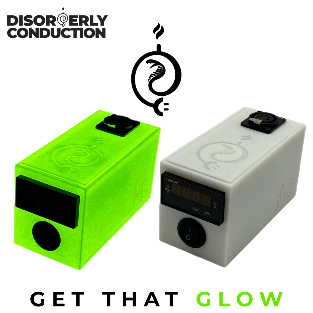 Disorderly Conduction Cobra 3D Printed E-Nail Controller Kit