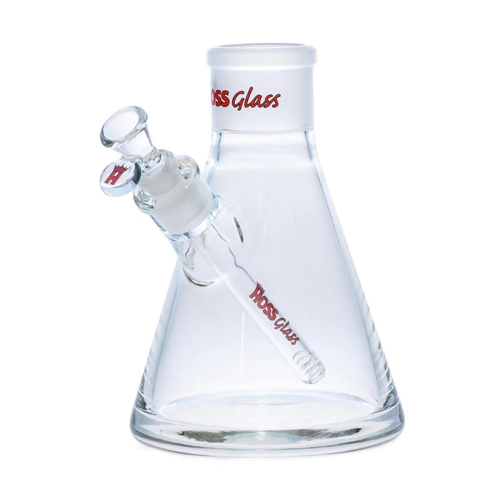 Hoss Glass 8" Beaker Base - Red