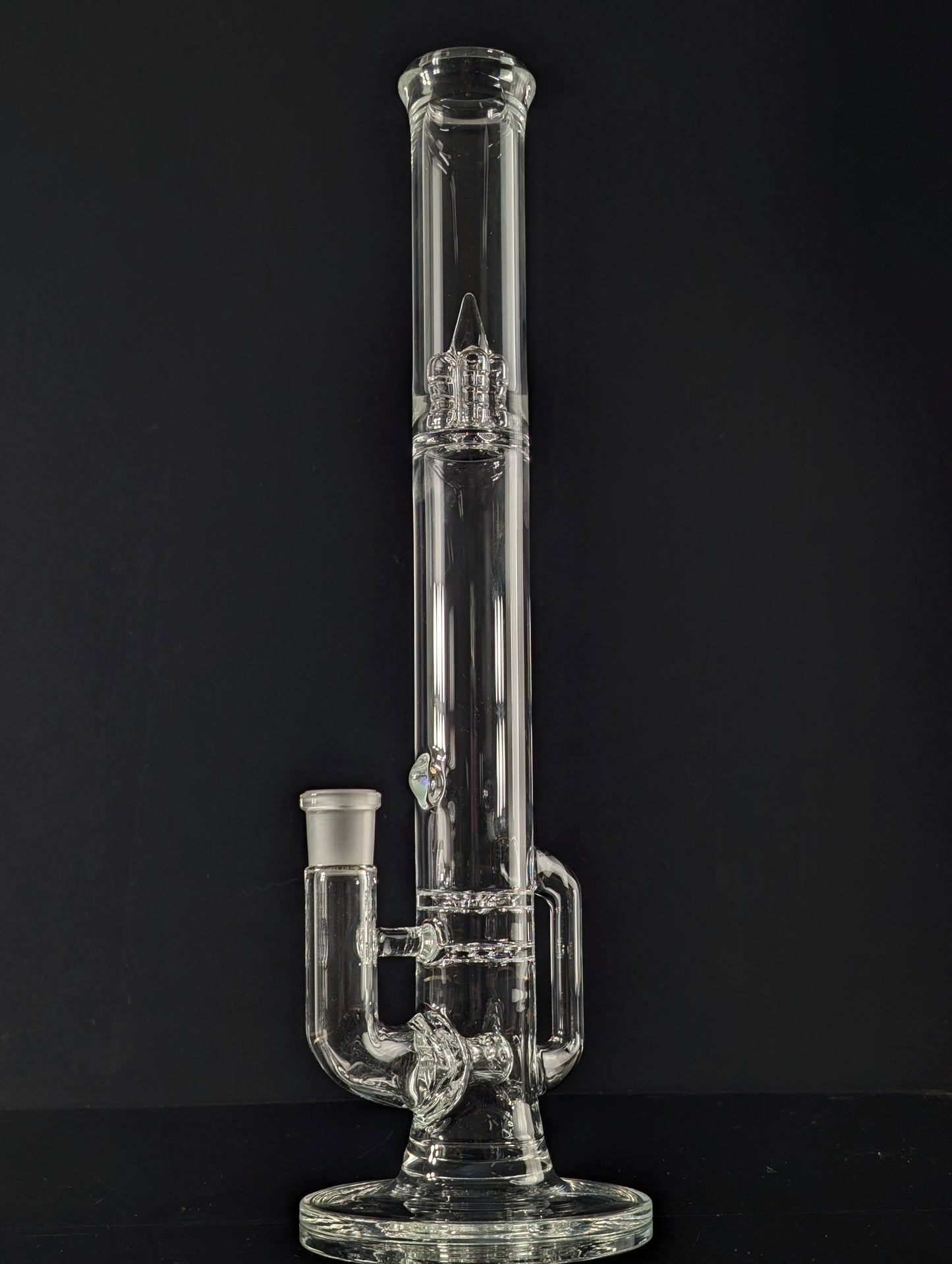 Green Belt Clear Blooper Stemline Tube w/ Drain, Opal & Inverted 4