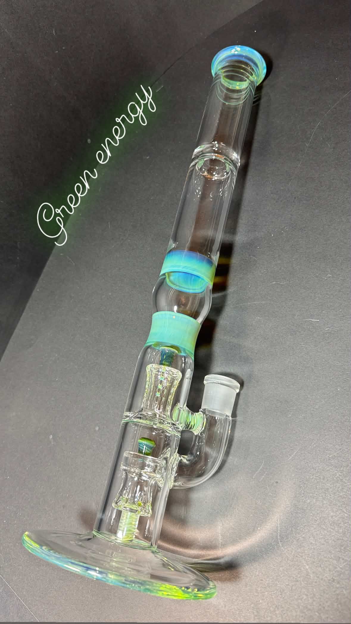 Jamms Full Accent Double Diamond Tube w/ 2 Colour Bands & Restriction - Green Energy (pre-order)