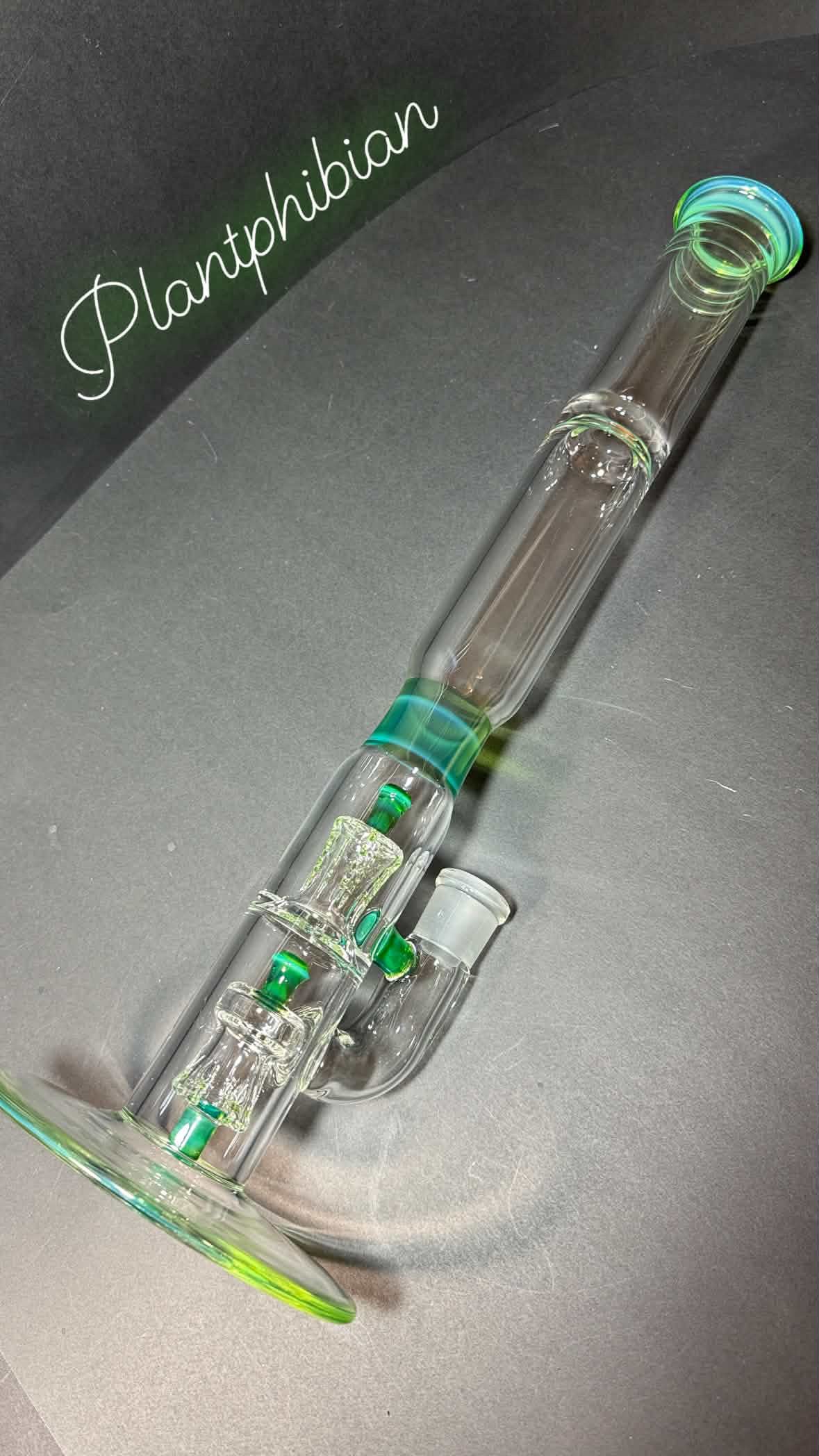Jamms Full Accent Double Diamond Tube w/ Colour Band & Restriction - Plantphibian (pre-order)