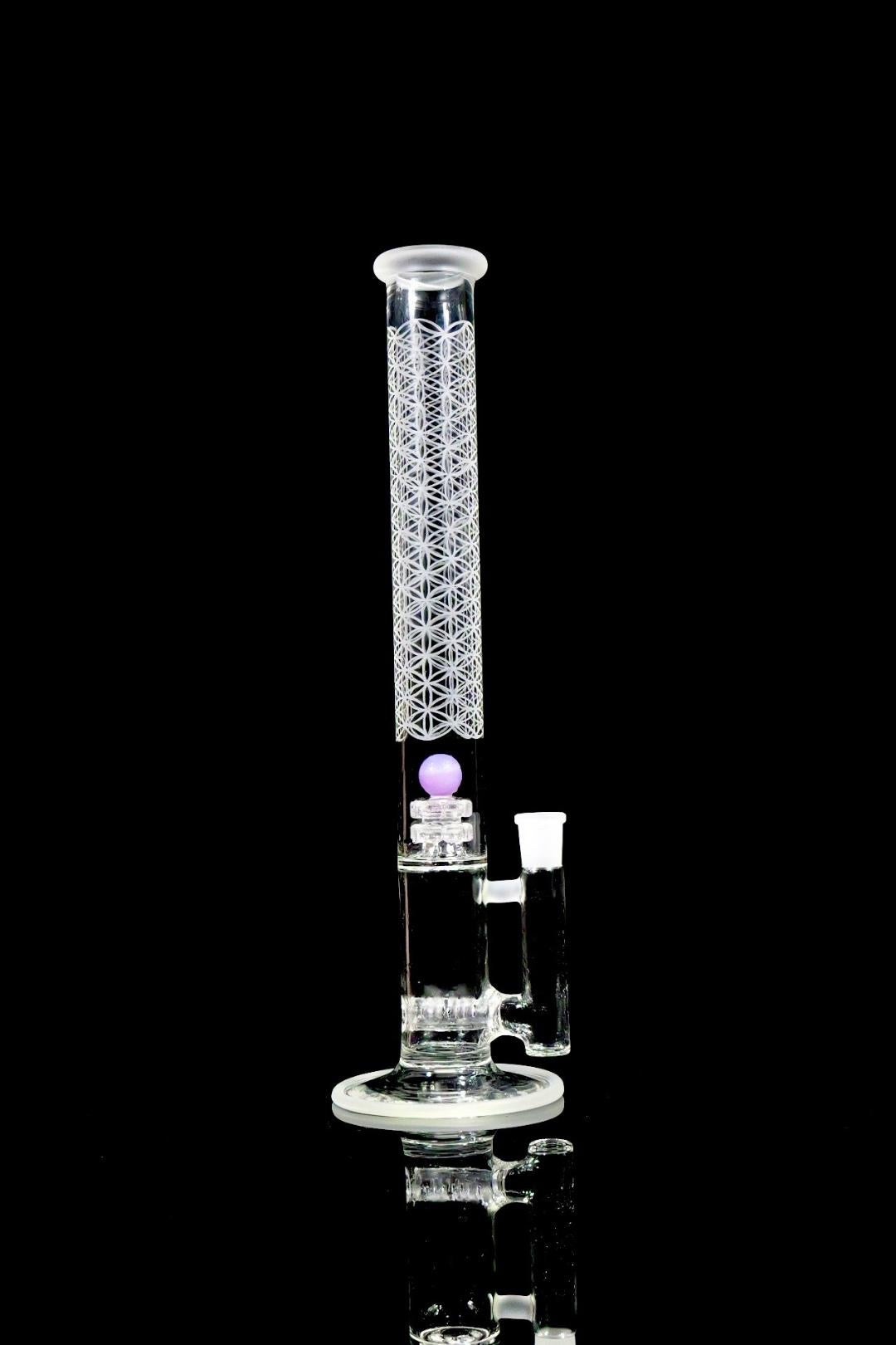 Gnob Glass 44mm Reactor Stemline w/ Sandblasting - #9 - Discounted due to small chip on joint