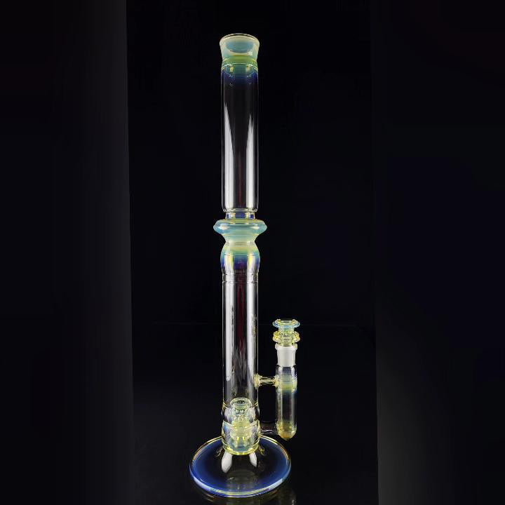 Jesse Who 44mm Fumed Gridcap Tube w/ Breakwater Function - Single Bore w/ Sculpted Mid Section