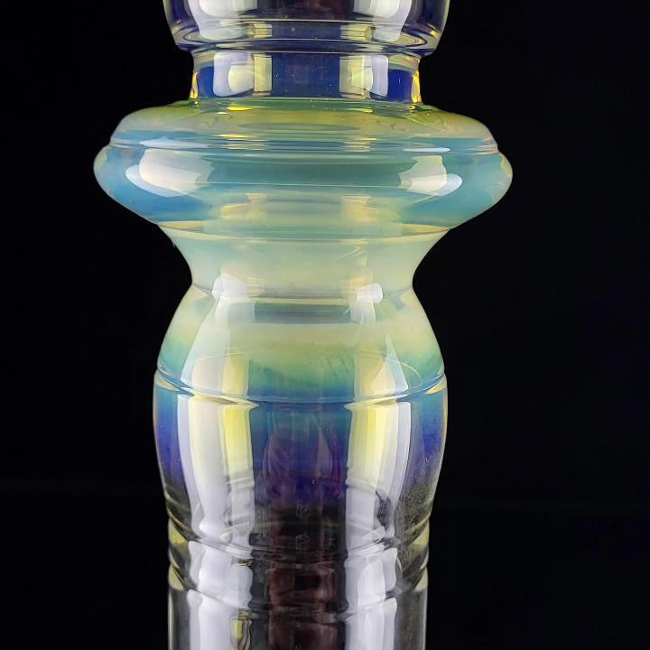 Jesse Who 44mm Fumed Gridcap Tube w/ Breakwater Function - Single Bore w/ Sculpted Mid Section