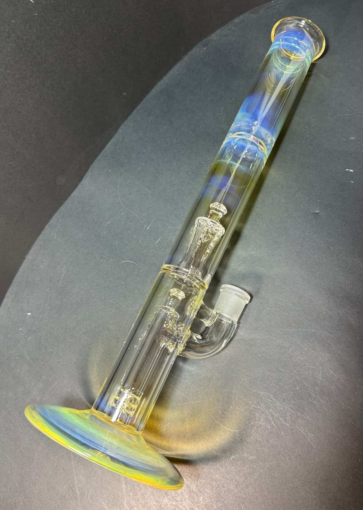 Jamms Clear & Fumed Pillar to Diamond Perc Tube