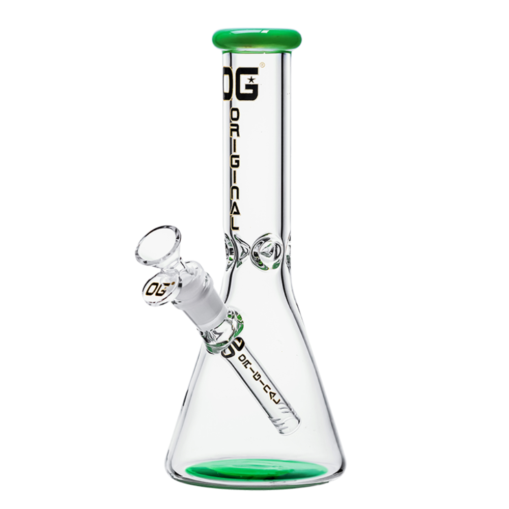 OG Original 10" 4mm Colour Accented Beaker - Various Colours