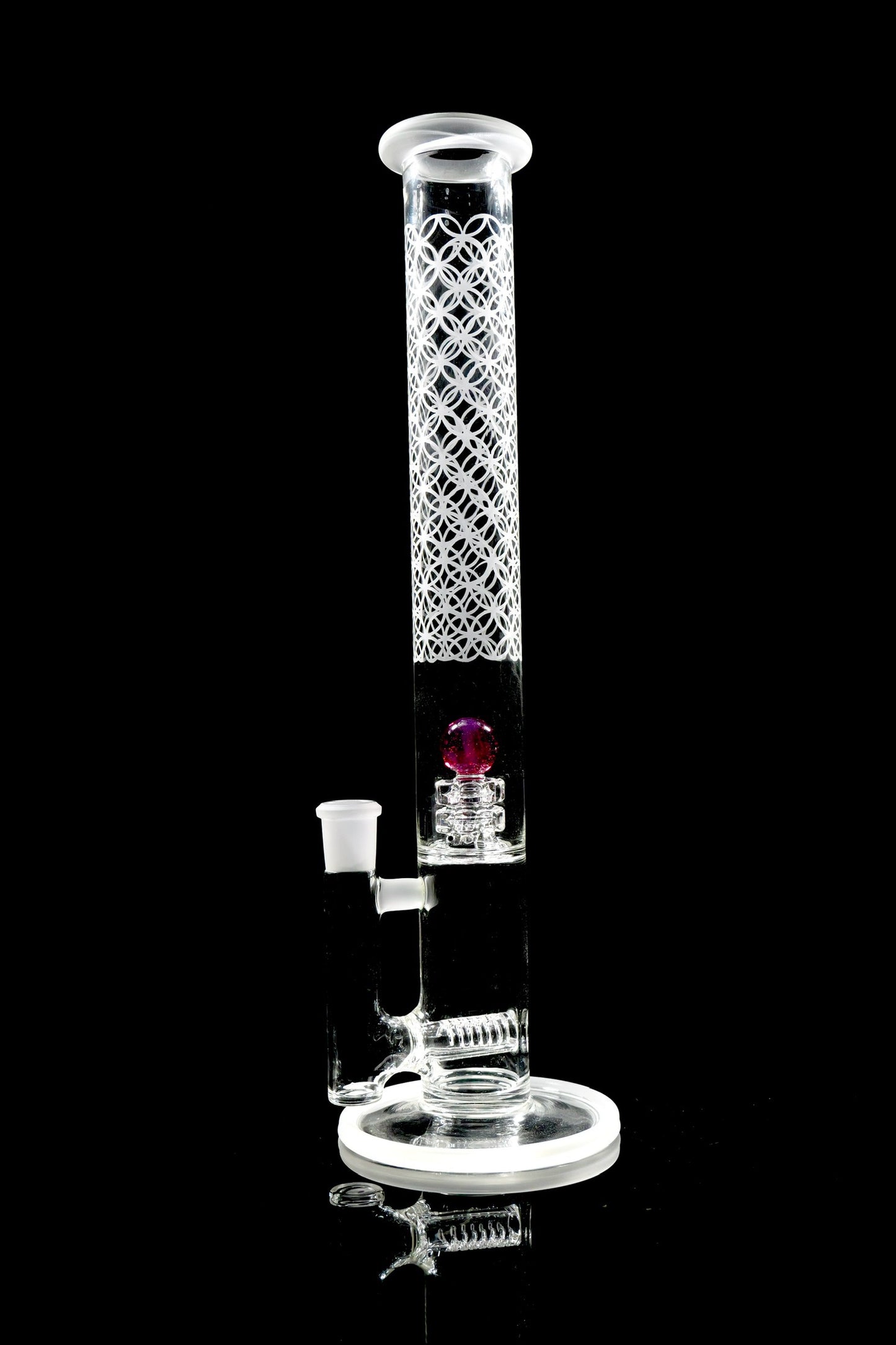 Gnob Glass 44mm 17" Reactor Stemline w/ Sandblasting - 10