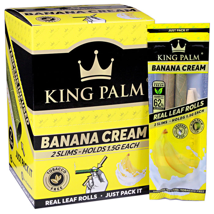 King Palm Banana Cream 2pk