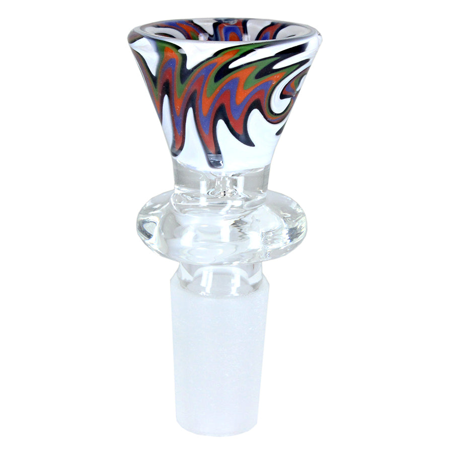 Unbranded 14mm Swirl Bowl - Various Colours
